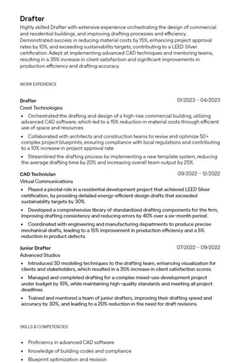 resume for autocad drafter|Autocad Drafter Resume Examples for 2024: Templates & Tips.